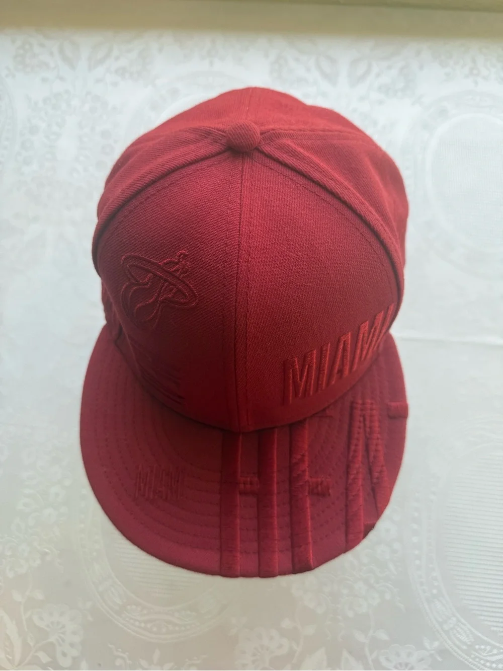 Miami Heat NBA 9Fifty New Era Miami Red Snapback Hat Cap Embroidered OSFM